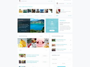 免費下載！1920像素網頁UI模板 窗口小部件設計資源推薦